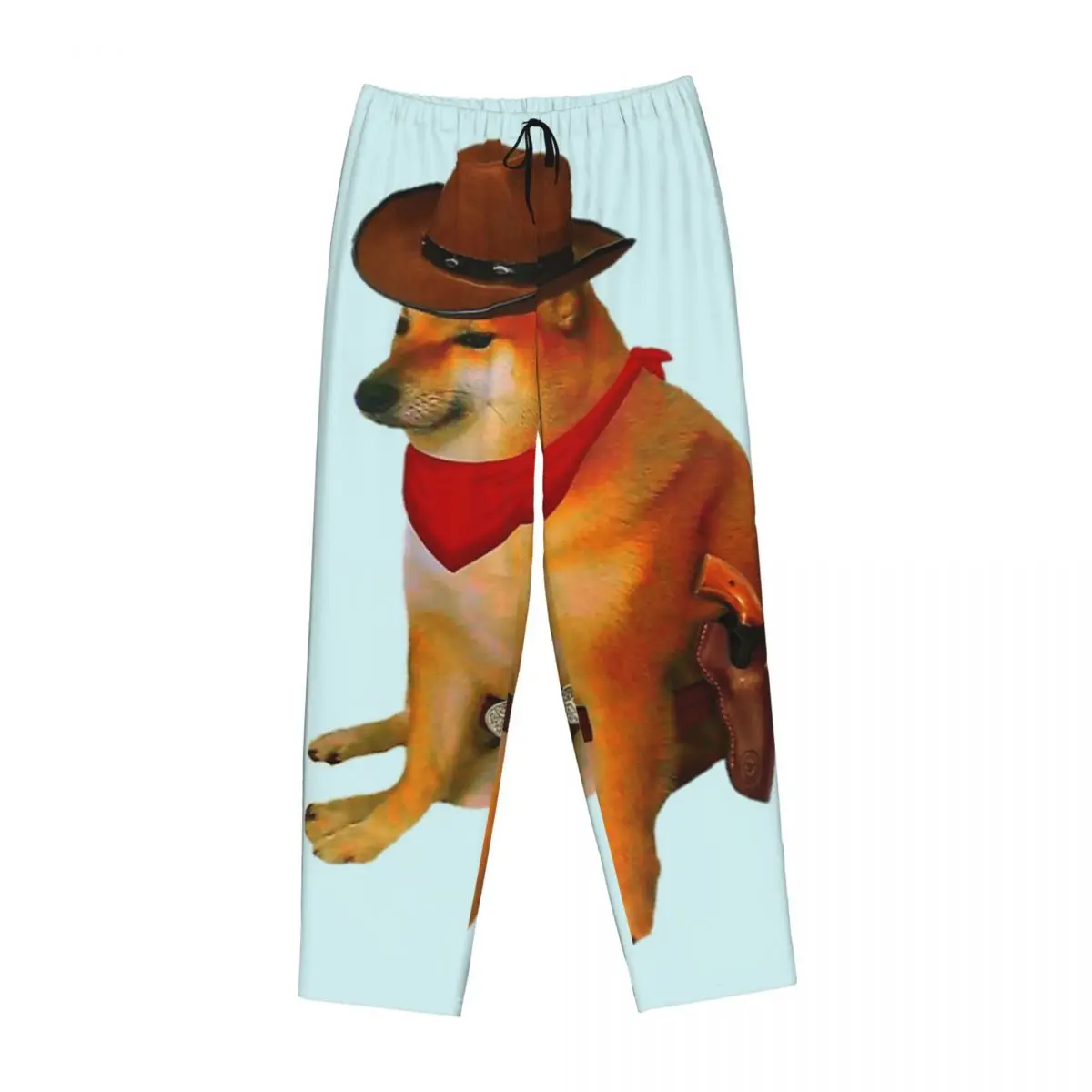 

Custom Doge Shiba Inu Memes Women Pajama Pants Lounge Sleep Sleepwear Bottoms with Pockets