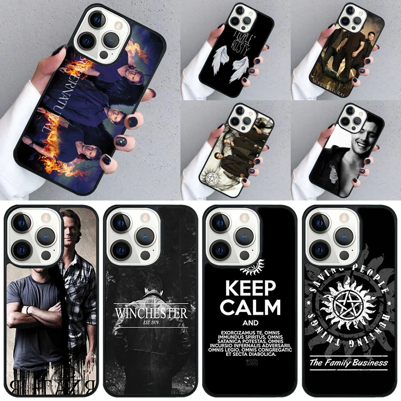 Supernatural Phone Case For iPhone 17 Air 16 16e 15 13 14 Pro Max 11 12 Plus 2022 MAX Shell Cover coque