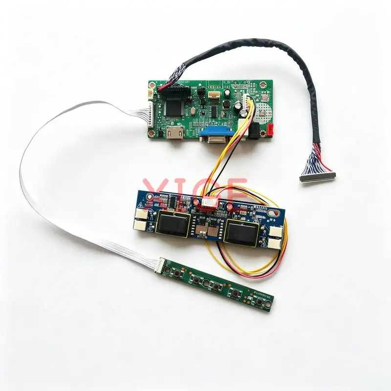 

Display Drive Controller Board Fit LTM170E4 LTM170E6 LTM170E8 LTM170E5 1280x1024 30 Pins LVDS 4-CCFL 1280*1024 VGA+HDMI Kit DIY