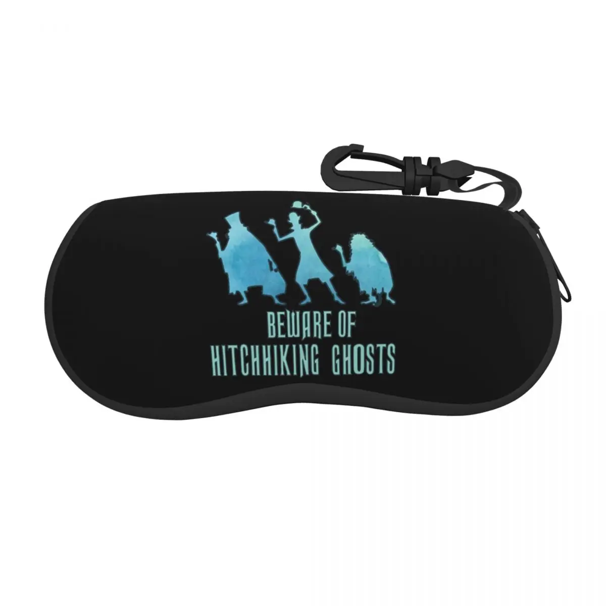 Custom Beware Of Hitchhiking Ghosts Glasses Case Portable Haunted Mansion Shell Eyeglasses Case Sunglasses Box