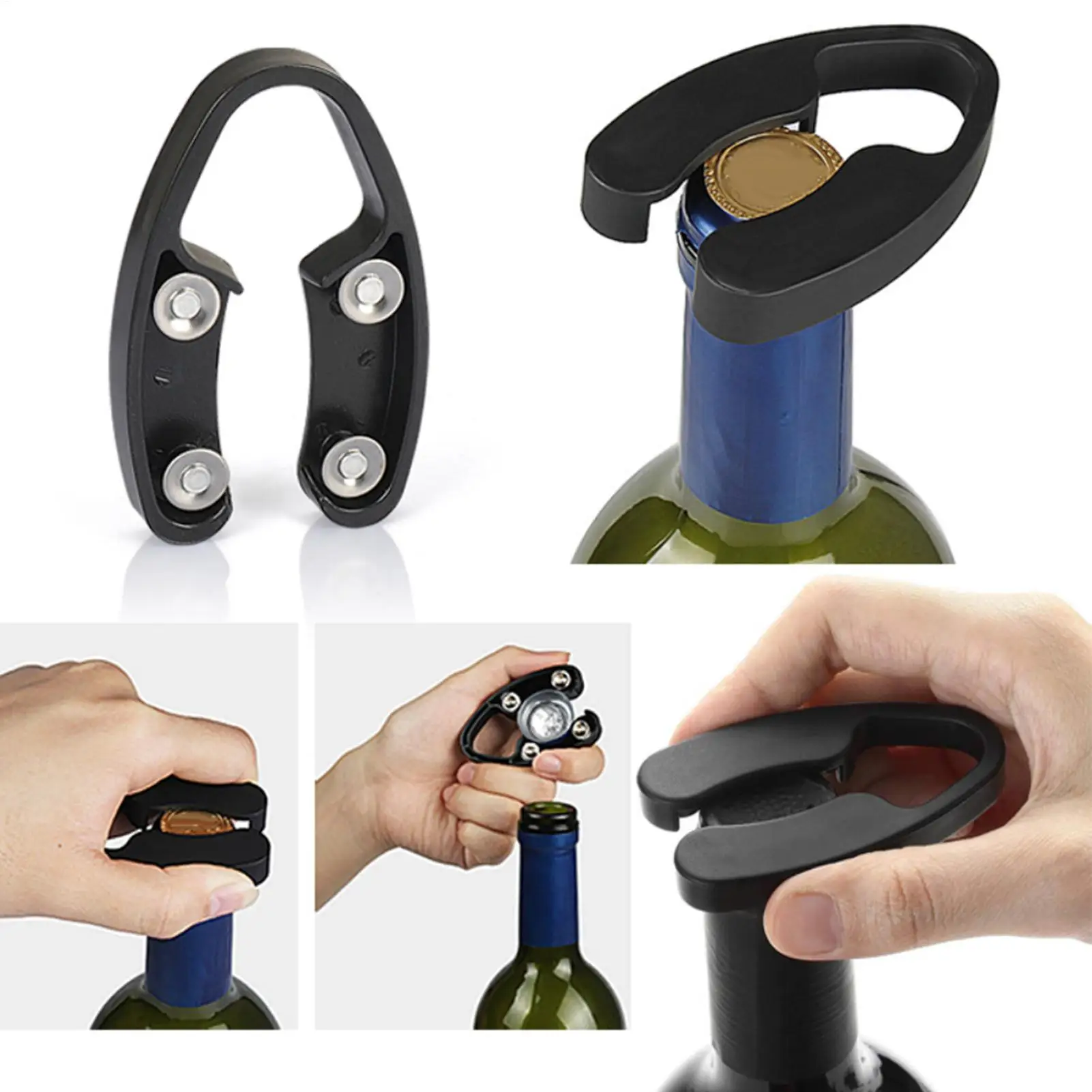 

Wine Opener Set 4-Piece Air Pressure Aluminum Alloy Tool Professional Kitchen Wine Opener For Halloween Kitchen Home Bartender