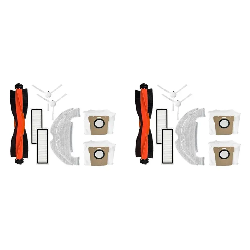 

Комплект AB11-2 для робота-пылесоса Xiaomi X10 / B102GL: роликовый HEPA-фильтр, салфетки для мытья полов, мешок для сбора пыли, сменные запасные части и аксессуары