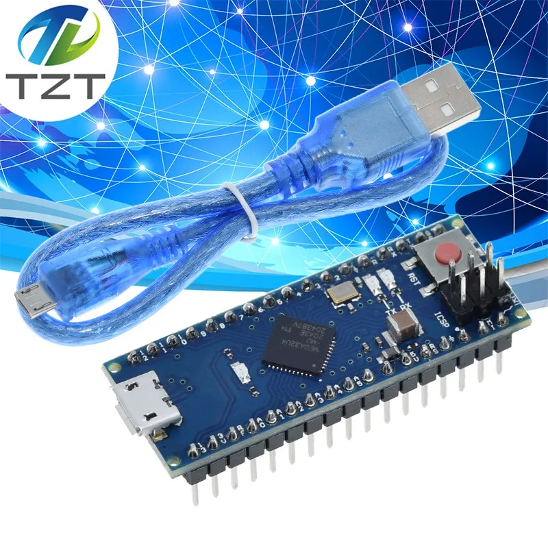 ATmega32u4 5V 16Mhz Expansion Board Module For TZTrduino Micro Compatible For R3 Nano Replace Pro Mini Microcontroller ONE