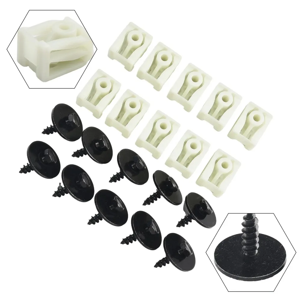 20/40PCS/SET For BMW Front Fender Liner C-Clip Hex Bolt Screw Kit 07147311312 07149213164 Car Accessories