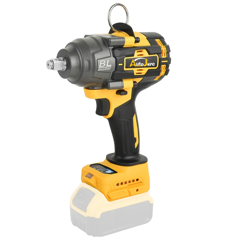 

Professional Power Tool High Torque 1000N.m Wrench Cordless Electric Impact Wrench for Truck Heavy-duty Project Brushless Wrench