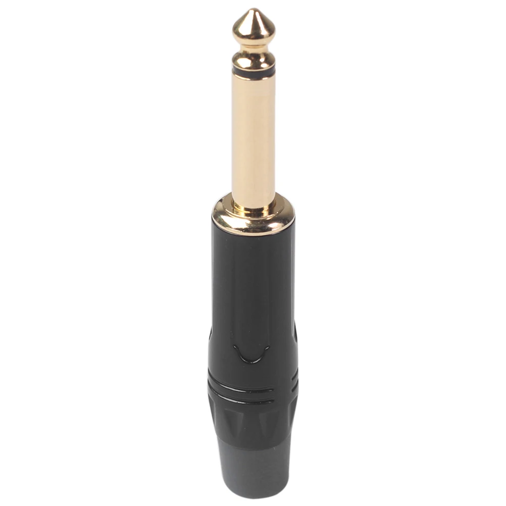 

5PCS 6.35mm Jack Connector Soldering Coupler for Guitar Microphone Sound Card Speakers Durable Signal Transmission Ideal