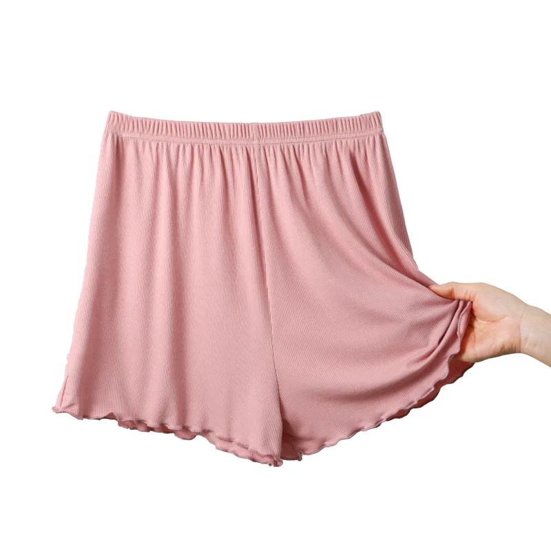 Women's Sleep Bottoms Combed Cotton  Loose Elastic  Plus Size 8XL Thin  Loungewear Shorts