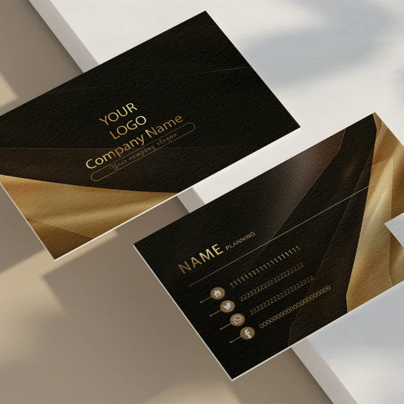 

500pcs Custom Business Cards Double Sided Printing Personalized Logo Thank You Cards Wedding Invitation Gift Decorative Cards