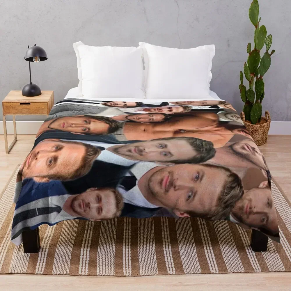 

ryan gosling photo collage Throw Blanket Soft Bedroom Blanket for Night Sleeping