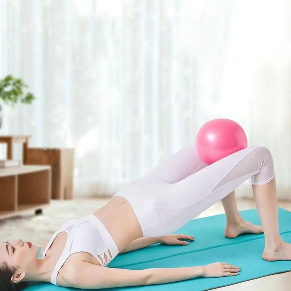 PVC Yoga Ball Easy Inflation Anti Burst Indoor Pilates Exercise Gym Ball Balance & Stability Fitness Exercise Balls