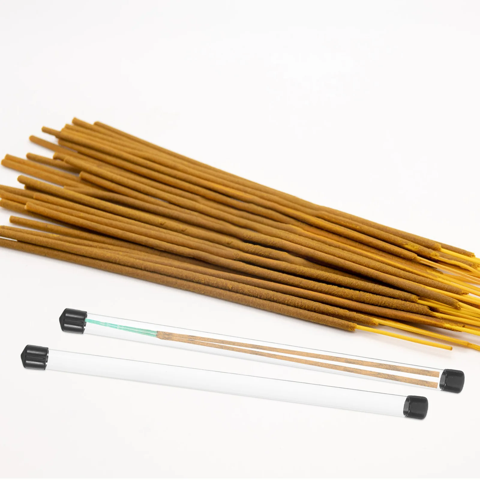 

4 Pcs Incense Set Holder Tube Container Sample Desktop Storage Basket Stick with Cover