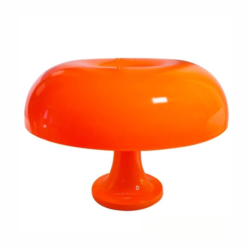 Testiera decorativa per camera da letto Lampada da scrivania a LED in acrilico con atmosfera a fungo Lampada da scrivania semplice e calda Ricarica USB