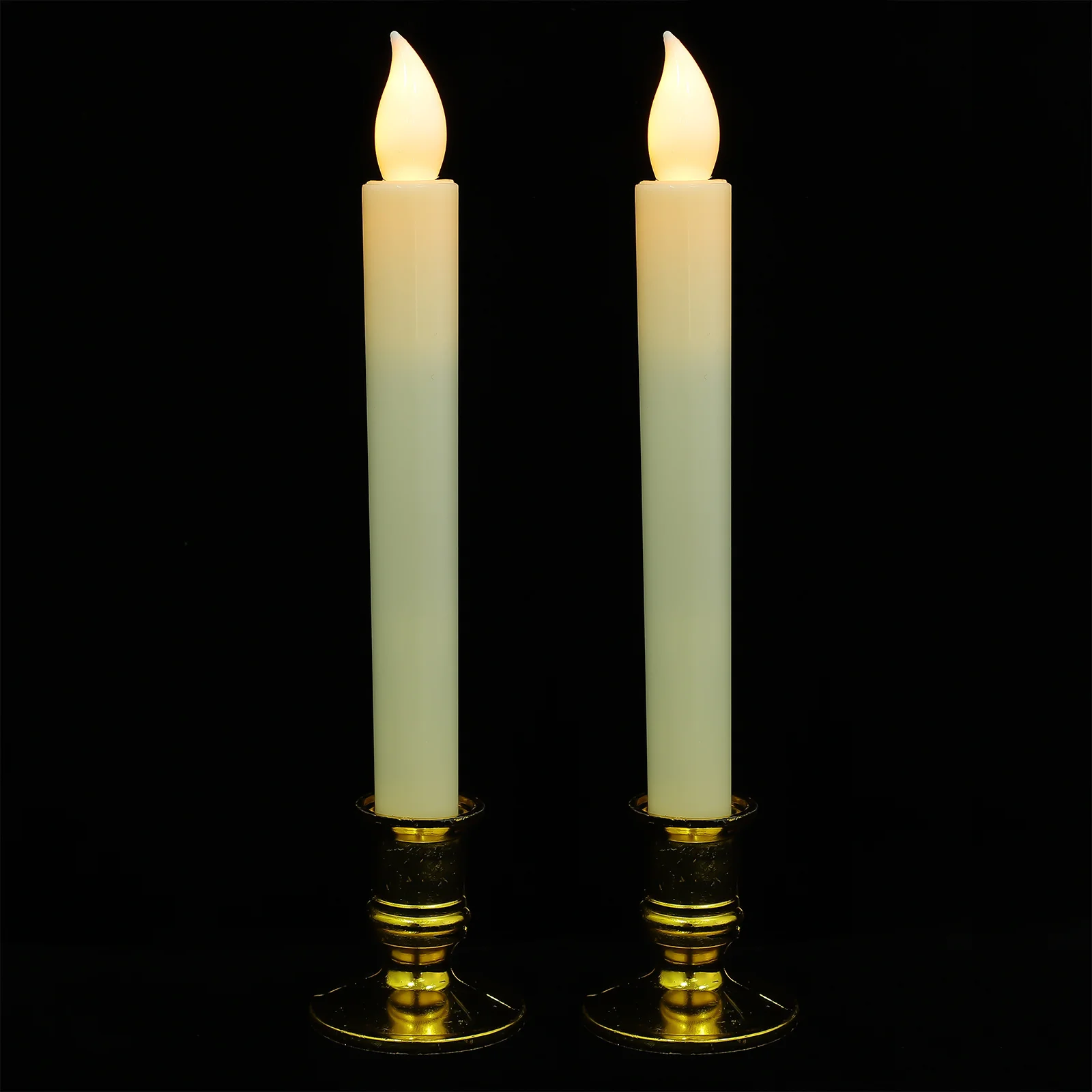 2 قطعة مصباح LED طويل القطب مهرجان حفلة ديكور الشموع المضيئة مادة PP مصباح LED موفر للطاقة الآمنة