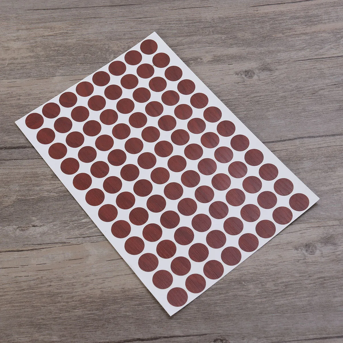 96 قطعة ثقب المسمار مقاوم للماء يغطي 15 مللي متر ملصقات البلاستيكية غير القابلة للانزلاق للخشب إنهاء قبعات الزخرفية تتلاشى مقاومة سهلة الإزالة #2