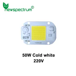 LED Chip AC 220V 50W No Need Driver 3000K 4000K 6000K 380-840nm Full Spectrum Grow Light for Indoor Plants/floodlight