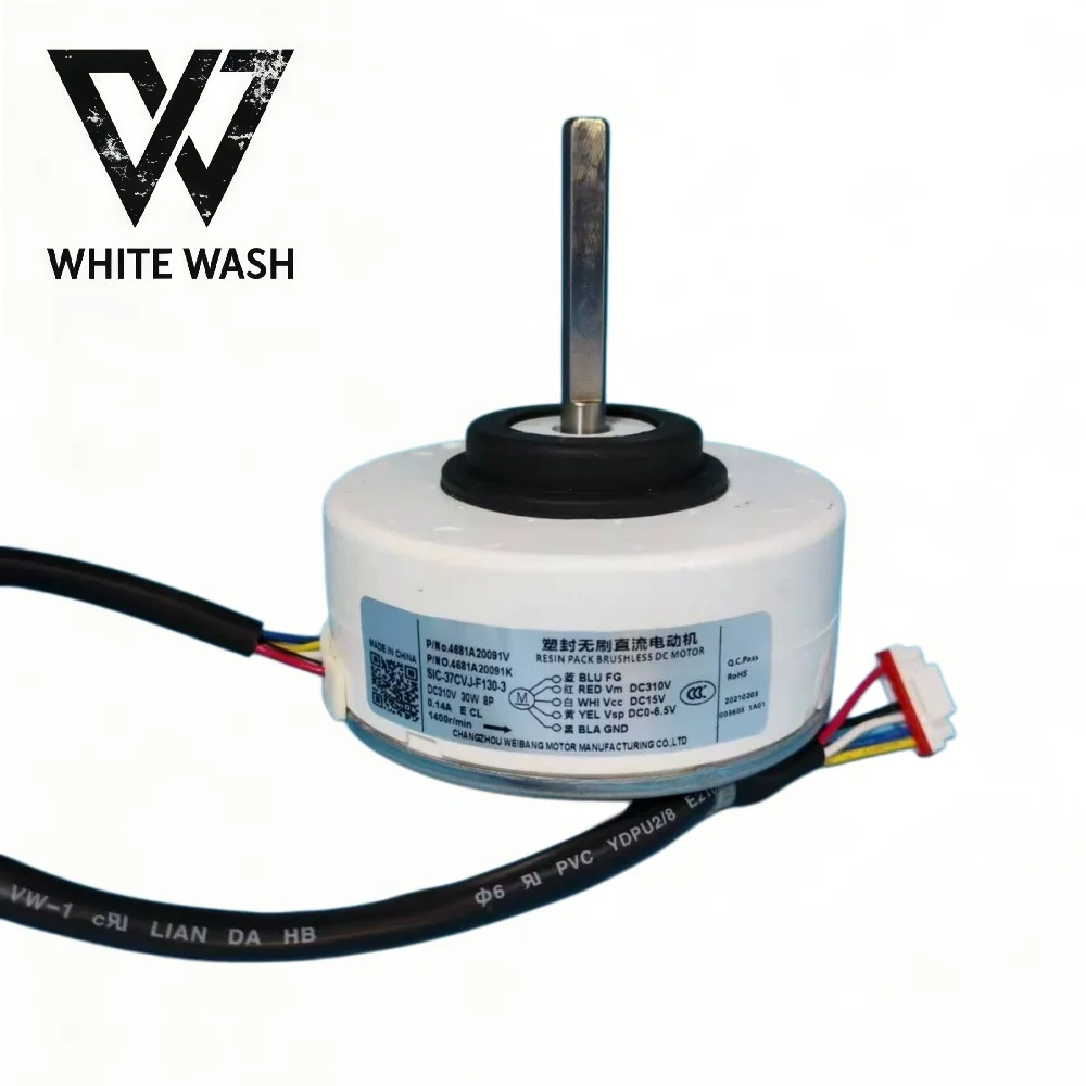 Motor de Corriente Continua para Aire Acondicionado, Compatible con 4681A20091V 4681A20091K SIC-37CVJ-F130-3, Pieza de HVAC para Sistemas de Refrigeración y Enfriamiento
