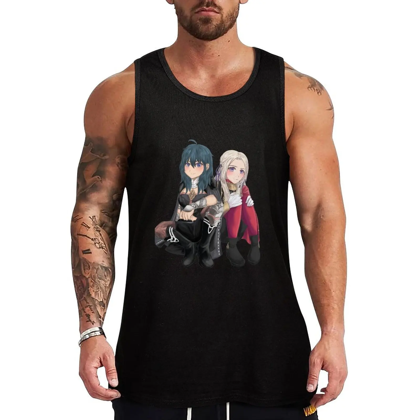 Byleth x Edelgard Tank Top аниме футболки мужские футболки без рукавов для мужчин
