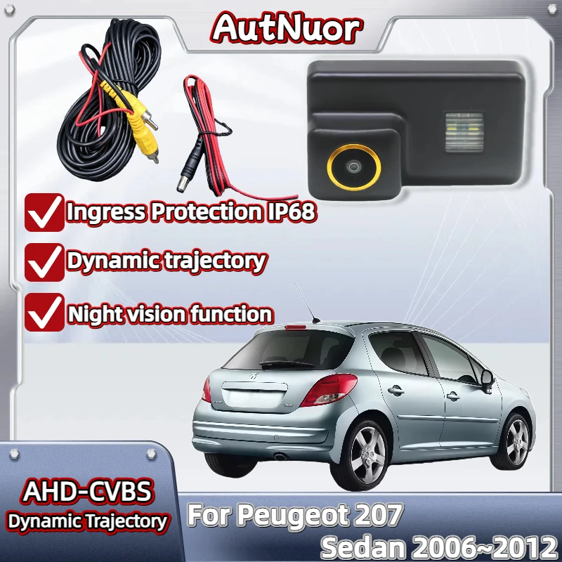 

HD Fisheye Reverse Camera For Peugeot 207 Sedan 2006~2012 Night Vision Rear View BackUp Parking Camera CCD