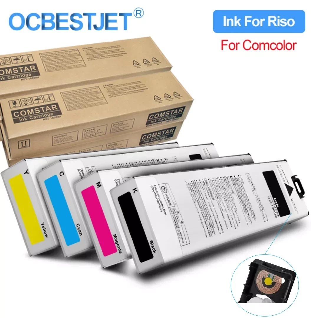 Compatible Ink Cartridge For Riso Comcolor X7250A EX7250 Inkjet Printer (4 color optinal)