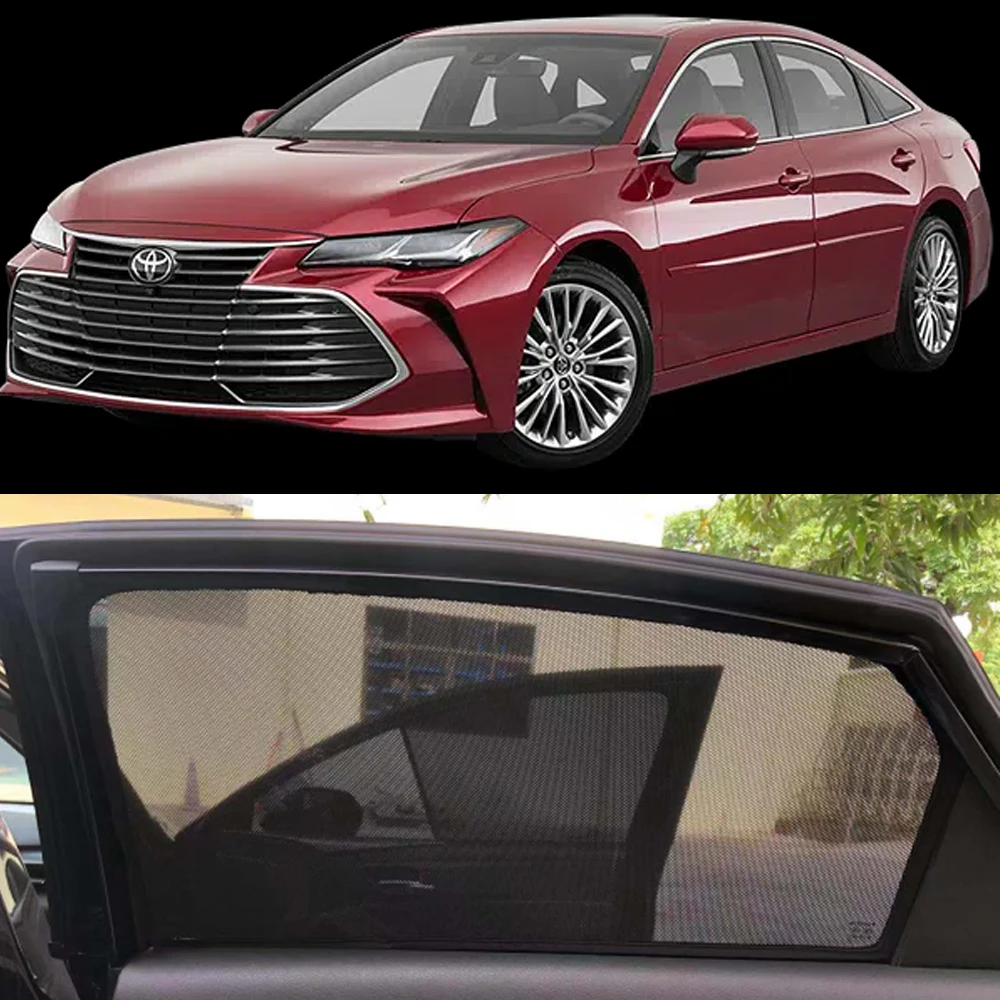 For Toyota Avalon XX50 2019-2024 Magnetic Car Sunshade Shield Front Windshield Curtain Rear Side Baby Window Sun Shade Visor