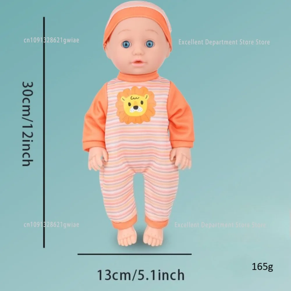 12-calowa lalka vinylowa reborn, realistyczna lalka noworodka, lalka symulacyjna dziewczynka, lalka komfortowa, prezent dla dzieci na święta i urodziny