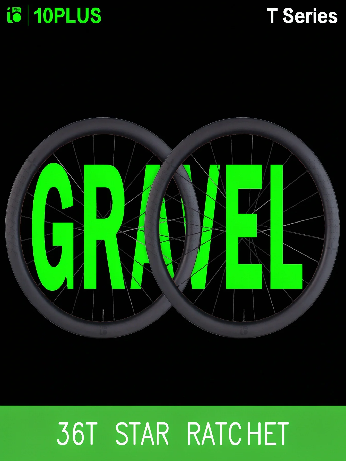 AliExpress NONE 10PLUS Pair Carbon Gravel Bike Wheels 700C Disc Brake Tubeless Ready Center Lock 36T Ratchet 38/45mm Pillar 1423 T Series