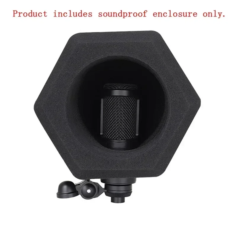 C2 Universal Studio Mic Screen Live Recording Microphone Anti-Interference Noise Reduction Wind Screen Soundproof Filter Cover