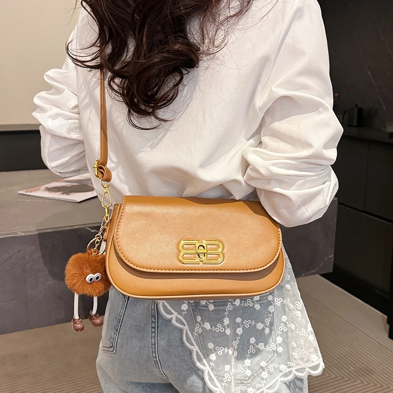 

Luxury Brand Leather Shoulder Bag For Women Designer Crossbody Handbag Elegant Tote Purse Versatile Use