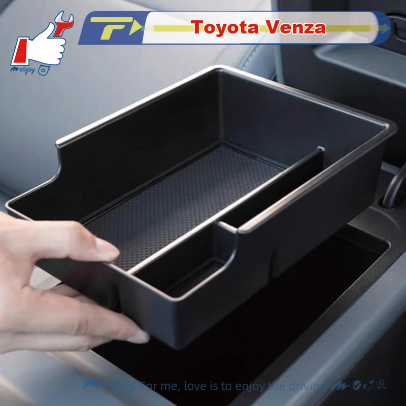 

METOJOY для Toyota Venza 2022-2024 ABS подлокотник ящик для хранения чехол для хранения за экраном консоль центральная консоль контейнер для хранения