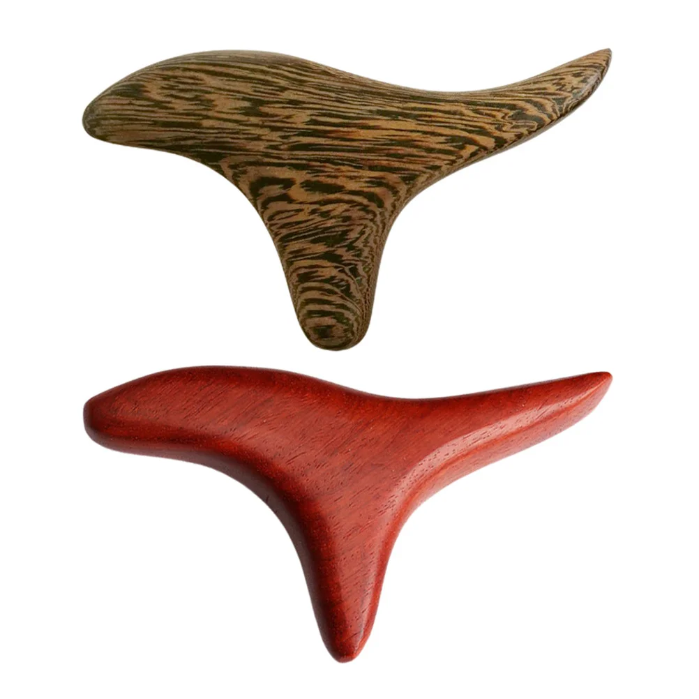 

2pcs Wood Acupoint Massage Sticks Premium Body Massager Lightweight Ergonomic Design For Shoulder Neck Back Pain Relief Portable