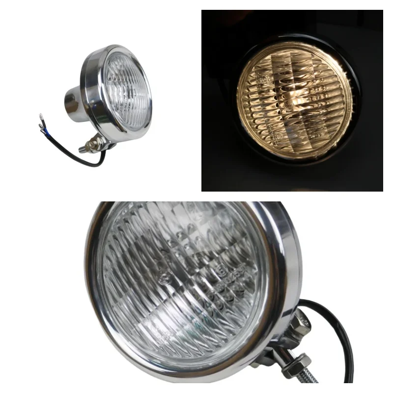 

Motorcycle Headlights High/Low Beam Head Light for Harley Honda Suzuki Yamaha Cruiser Bobber Cafe Racer Old school Choppers