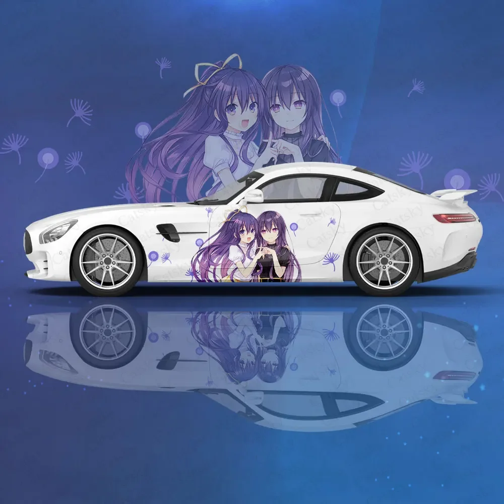 Anime DATE A LIVE Custom Truck Car Sticker Decal Hood Door Body Side Universal Size New Car Sticker Decoration Auto Accessories