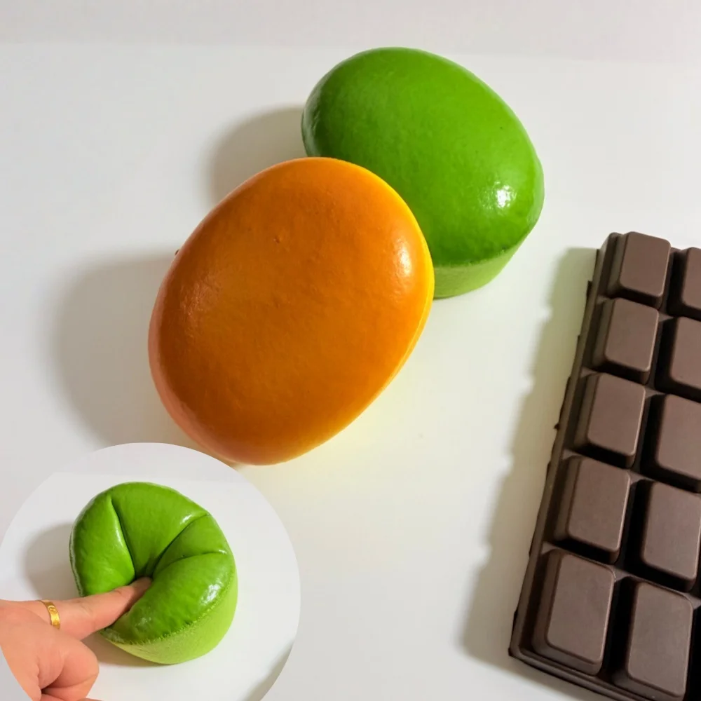 

Игрушка-антистресс: имитация хлеба и шоколадного шарика, мягкая, медленно восстанавливающая форму, для снятия напряжения и тревоги