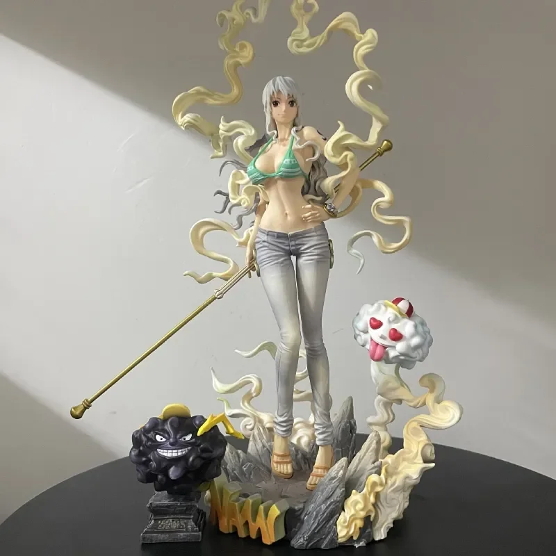 

31cm One Piece LY Nika Nami Action Figure Manga One Pieces Figurine Anime Peripheral Collectible Figuras GK Statue Model Gift