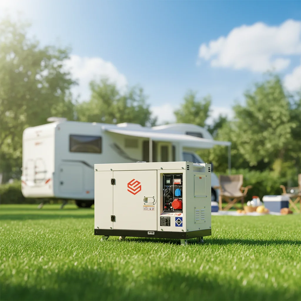 Hochleistungs-Dieselgenerator-Set mit Geringer Lautstärke 3kW 5kW 10kVA 15kVA Kompaktes Silent-Set für Heim- und Außeneinsatz