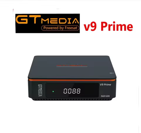 GTMedia V9 prime Satellite Receiver Bult-in WiFi Support CA card Slot H.265 DVB-S2/S2X update from v7 hd s5x v8x