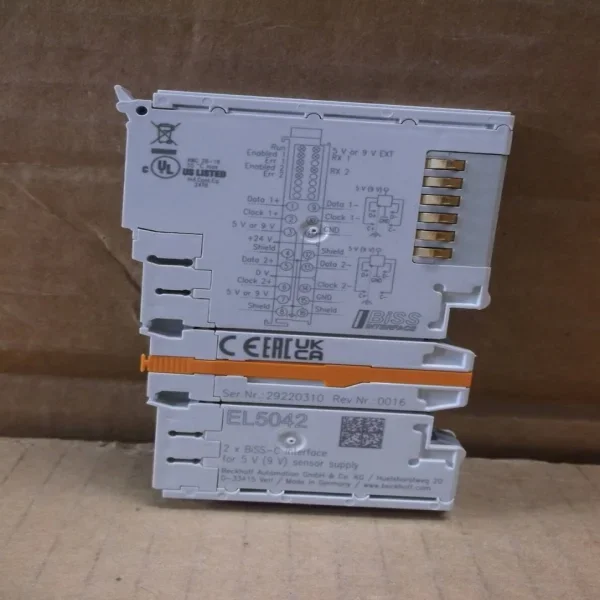 

2026 El5042 Slice I/o Ethercat 2 Channel Encoder Interface Biss C Brand New Original Spot Plc