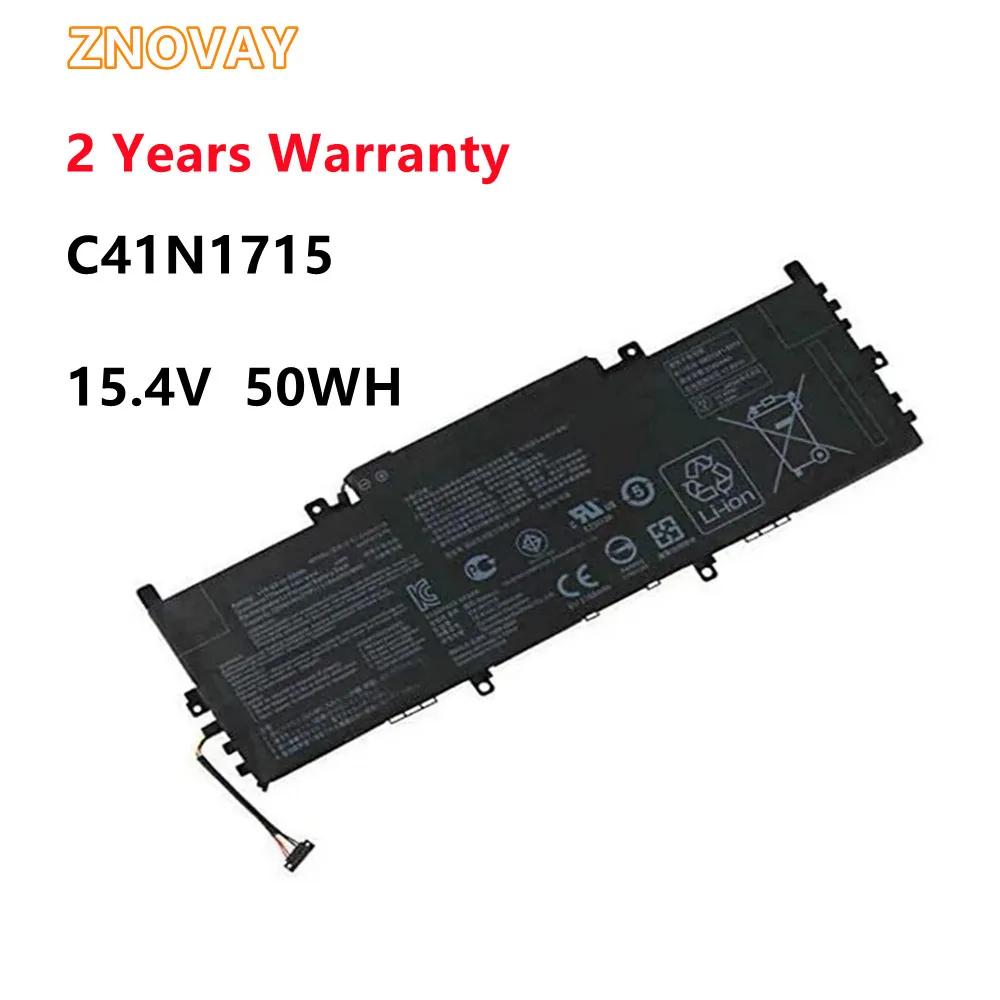 ZNOVAY C41N1715 15.4V 50WH Laptop Battery For ASUS UX331U UX331FN UX331UA-1B UX331UN UX331UN-1E U3100UN Series 0B200-02760000