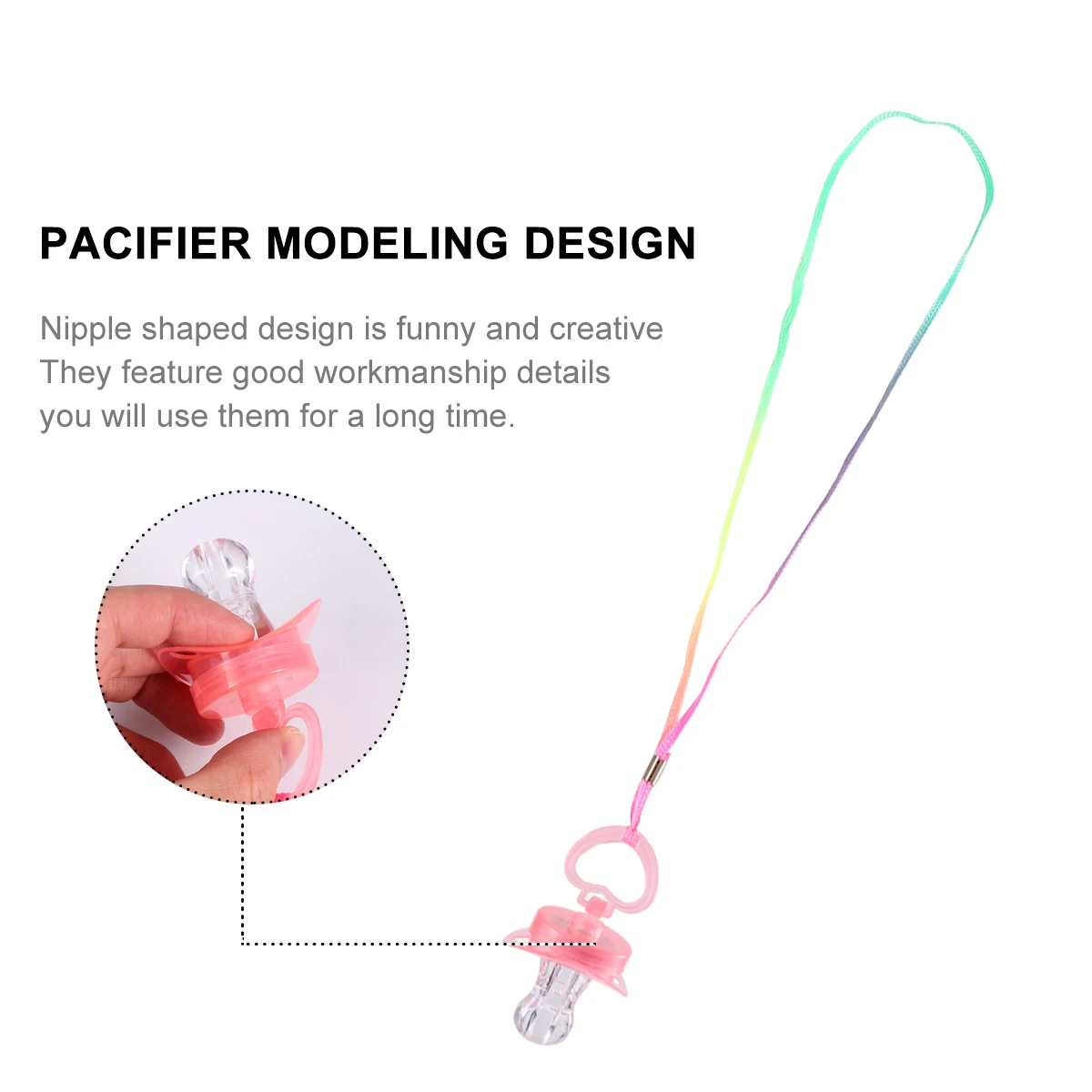 

6 Pcs Flash Pacifier Whistle Disco Whistles LED Workmanship Details Shiner Plastic CREATIVE Small