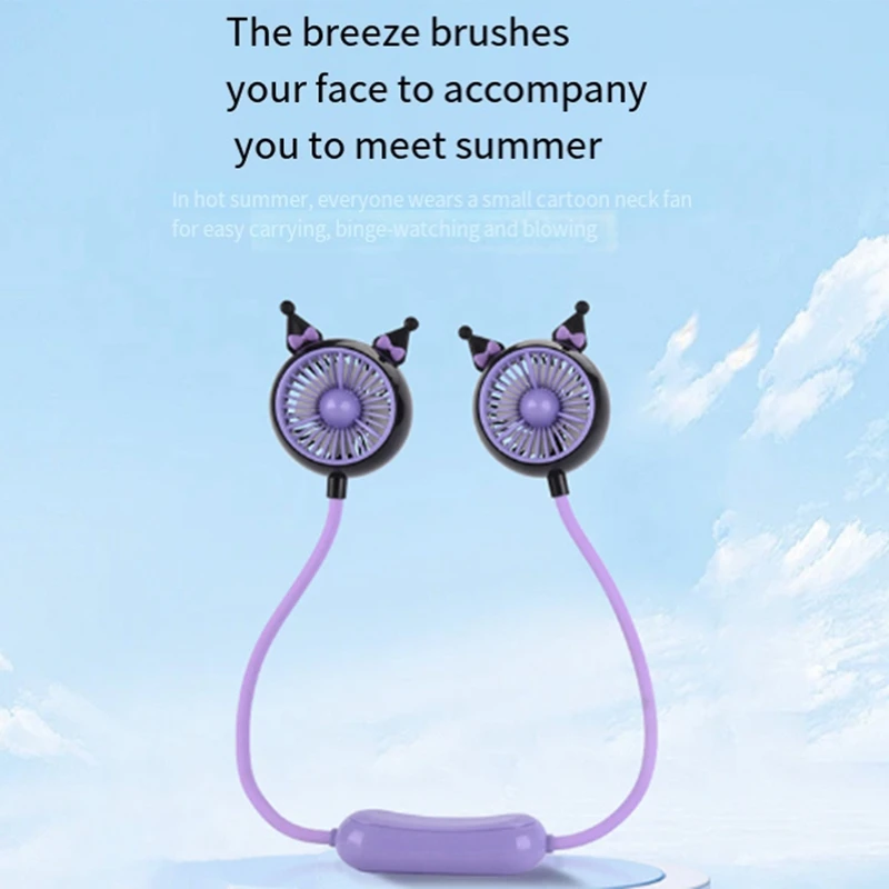 مروحة كهربائية لطيفة خالية من اليد ، مروحة شخصية يمكن ارتداؤها ، تعمل بالبطارية للومضات الساخنة ، المنزل ، من من من من من من نوع mAh