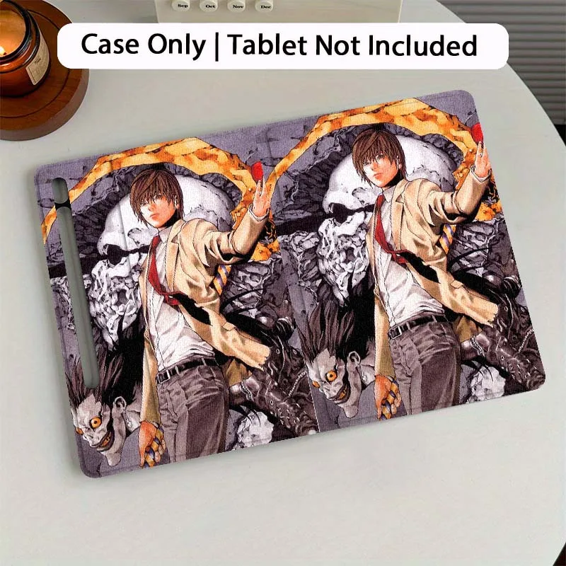 

D-Deaths N-Notes Anime Tablet Case For Samsung Galaxy Tab S7 S8 S9 S10 FE Plus 12.4 13.1 Inch