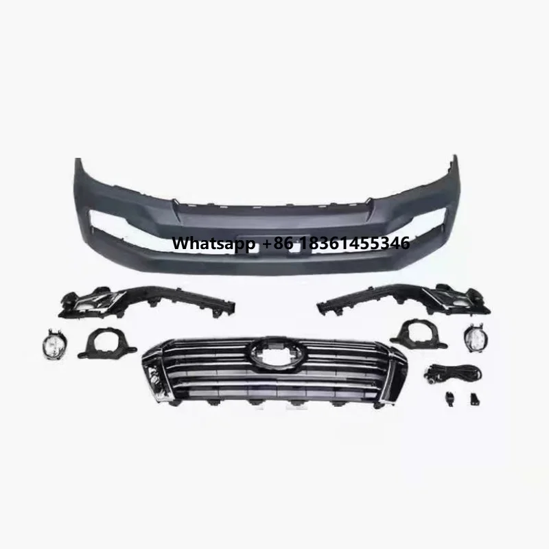 

For Land Cruiser modified Front fog lamp frame Radiator Grille Car Body kit Front bumper