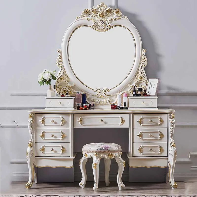 

Modern Box Drawers Dresser Eithe Bedroom Girl Large Luxury White Dressing Table Makeup Living Room Comoda Pra Quarto Furniture