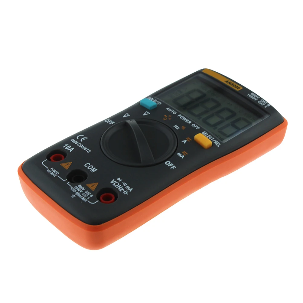 

Digital Multimeter Electronic Measuring Instrument Multitester 400mV 4V 40V 400V 600V DC AC Voltage Tester Seal Tool