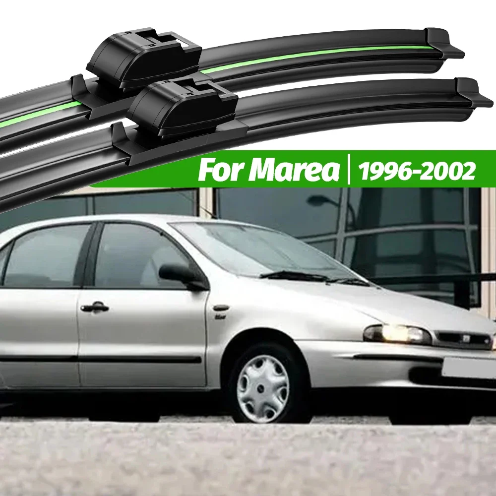 

For Fiat Marea 1996-2002 2pcs Front Windshield Wiper Blades 1997 1998 1999 2000 2001 Windscreen Window Accessories