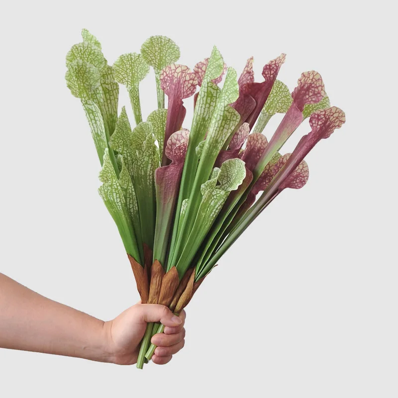 

5 шт. искусственные цветы сарракания букет свадебные украшения цветочные украшения для дома аксессуары вечерние настольные цветочные композиции