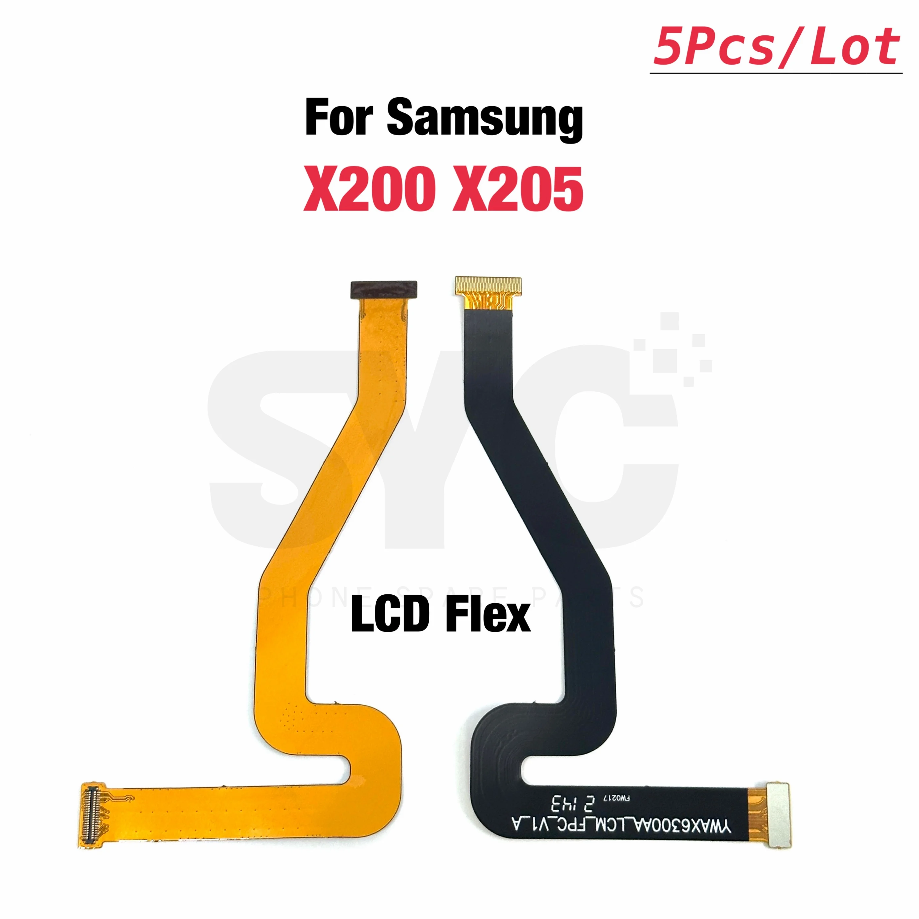 5Pcs/Lot For Samsung  Tab A8 10.5  SM- X200 X205 LCD Connect Main Board Motherboard Connector Flex Cable Repair Part