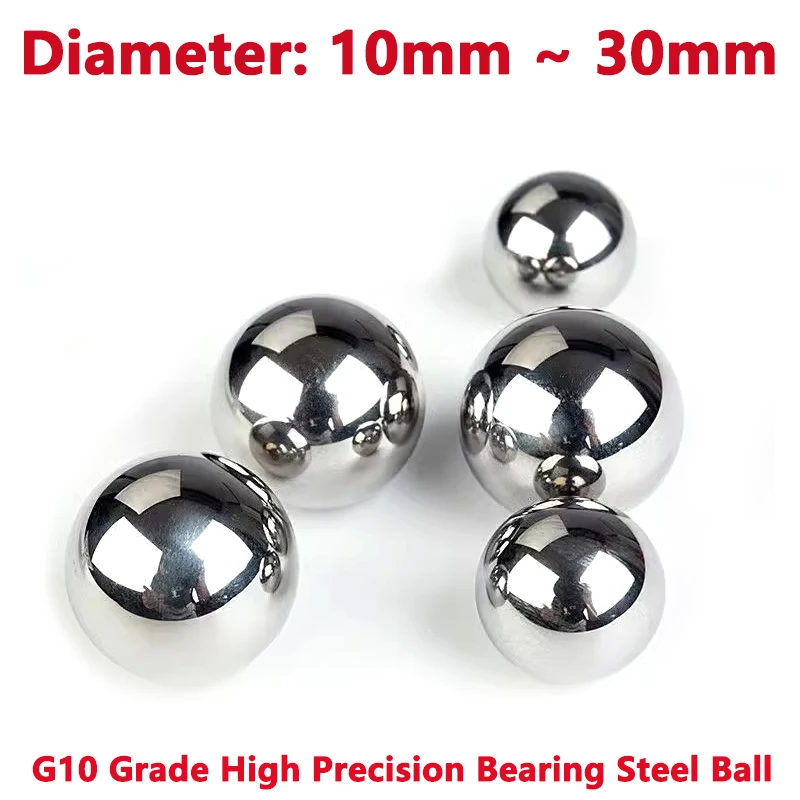 

G10 Grade High Precision Bearing Steel Ball Solid Steel Balls Round Balls 10/10.319/11.113/11.509/11.906/12/12.3/12.7/13.5-30mm