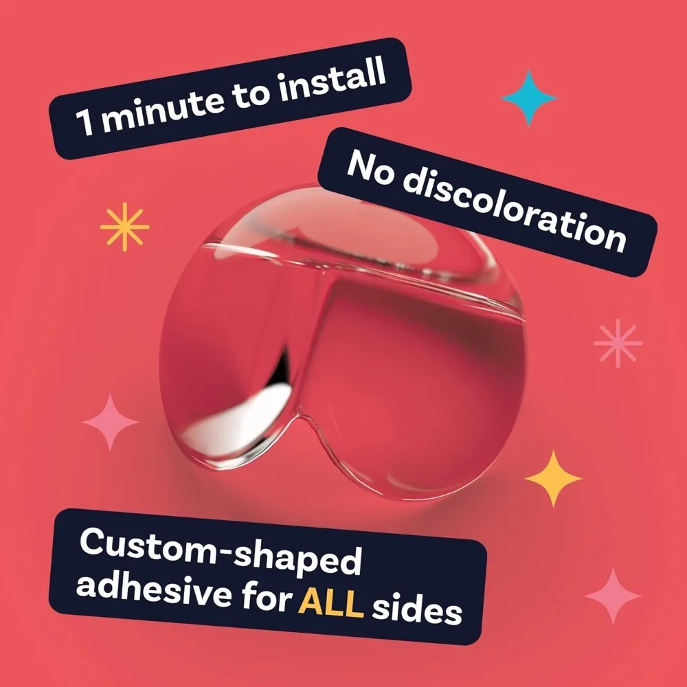 واقي زوايا للطفل، واقيات حماية، واقي زوايا الأثاث ومصدات أمان الحواف - وسادة ممتصة للصدمات مقاومة للأطفال - شفافة