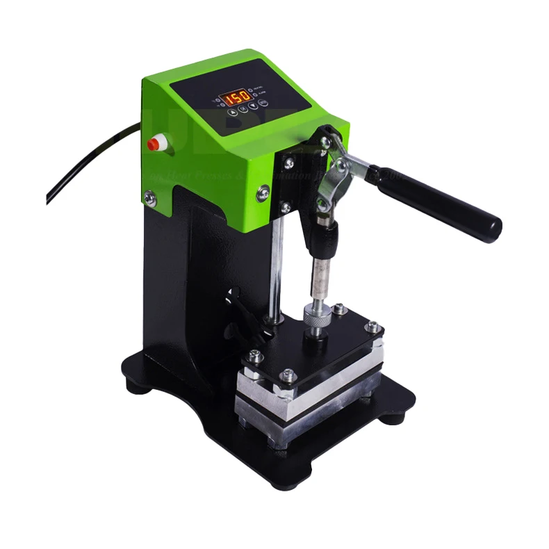 Handmatige hete persmachine, harsmachine Ap1903, warmteoverdrachtmachine, kleine harspersmachine met bovenste en onderste plaatverwarming